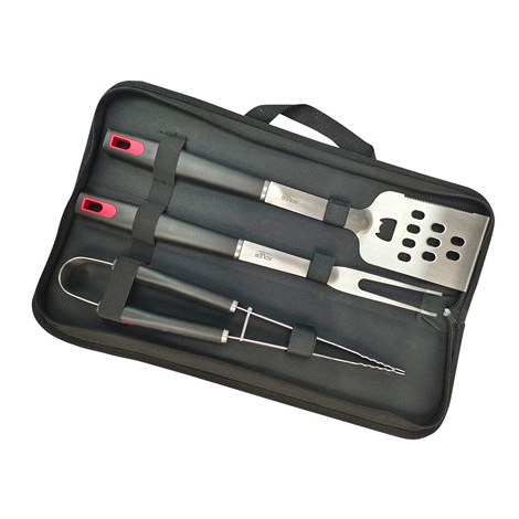 Adler | Grill Utensil Set with Carrying Case | AD 6727 | Grill Cutlery Set | 4 pc(s) | Stainless Steel/Black - 7